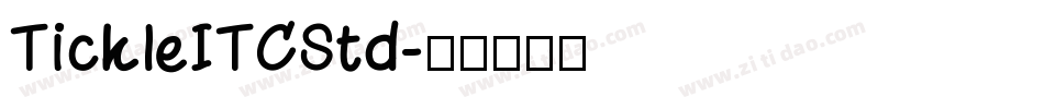 TickleITCStd字体转换