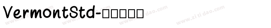 VermontStd字体转换