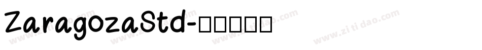 ZaragozaStd字体转换