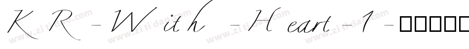 KR-With-Heart-1字体转换