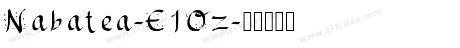 Nabatea-E1Oz字体转换