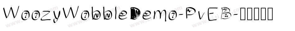 WoozyWobbleDemo-PvEB字体转换