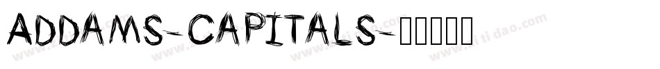 Addams-Capitals字体转换