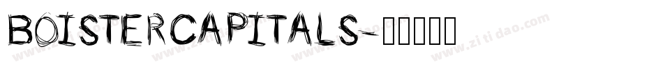 BoisterCapitals字体转换