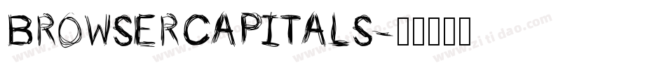 BrowserCapitals字体转换
