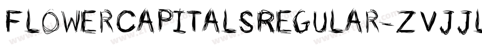 FlowerCapitalsRegular-ZVJJl字体转换