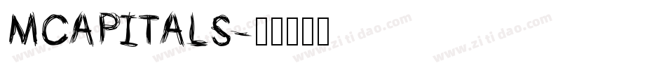 MCapitals字体转换