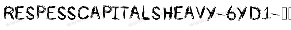 RespessCapitalsHeavy-6yD1字体转换