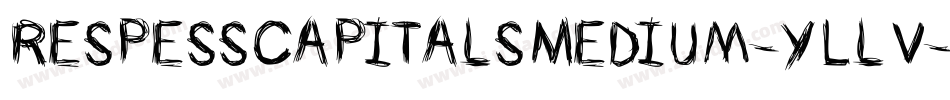 RespessCapitalsMedium-yLlV字体转换