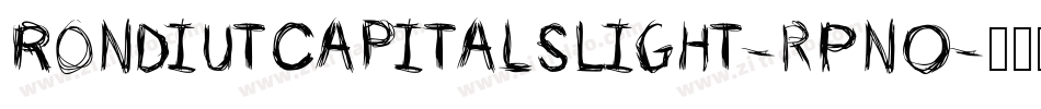 RondiutCapitalsLight-rPnO字体转换