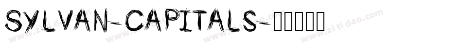 Sylvan-Capitals字体转换