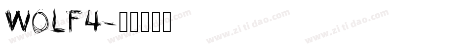 Wolf4字体转换