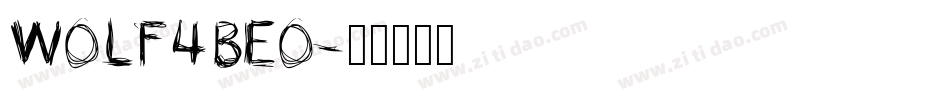 Wolf4beo字体转换
