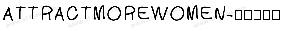 ATTRACTMOREWOMEN字体转换