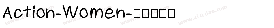 Action-Women字体转换