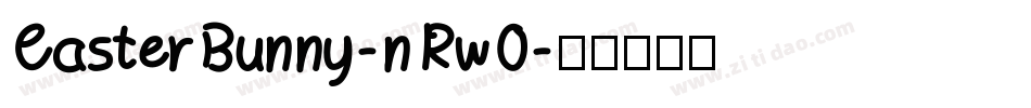 EasterBunny-nRw0字体转换