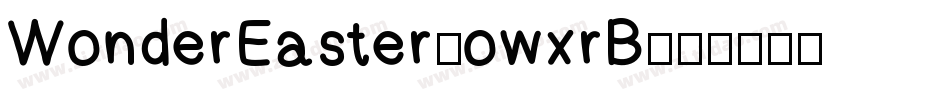 WonderEaster-owxrB字体转换