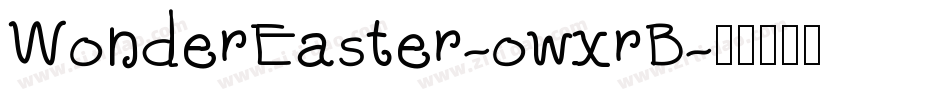 WonderEaster-owxrB字体转换