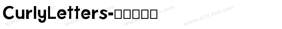 CurlyLetters字体转换