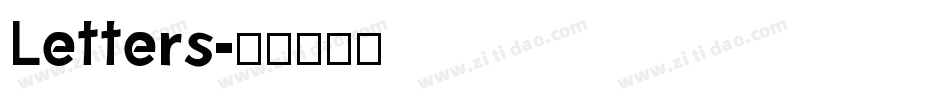 Letters字体转换