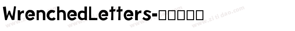 WrenchedLetters字体转换