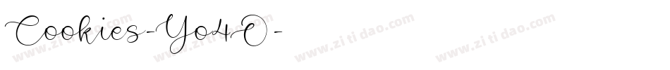 Cookies-Yo4O字体转换