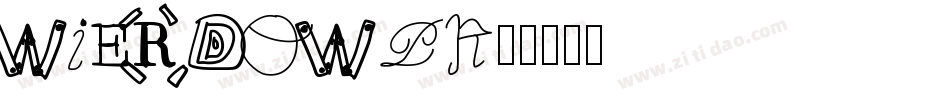 WIERDOWP字体转换