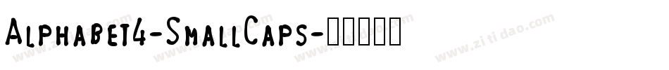 Alphabet4-SmallCaps字体转换