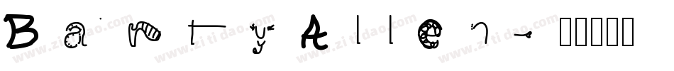 BartyAllen字体转换