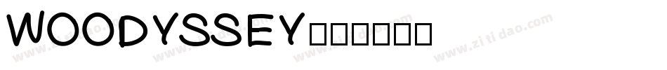 WOODYSSEY字体转换