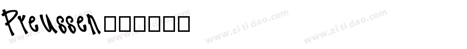 Preussen字体转换