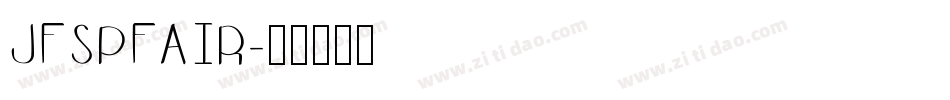 JFSpFair字体转换