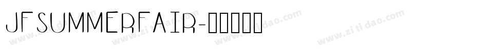 JFSummerFair字体转换