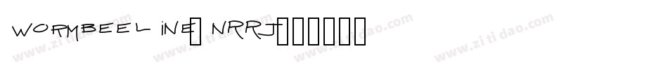 Wormbeeline-nRRJ字体转换