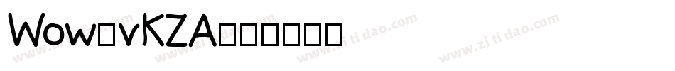 Wow-vKZA字体转换