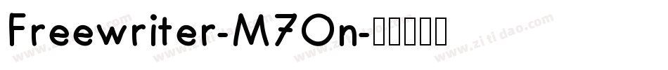 Freewriter-M7On字体转换