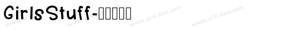 GirlsStuff字体转换