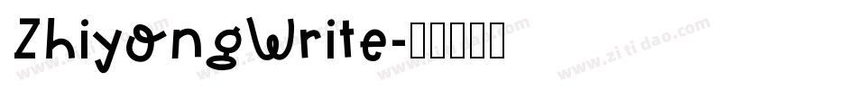 ZhiyongWrite字体转换