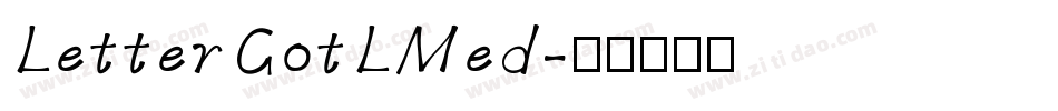 LetterGotLMed字体转换