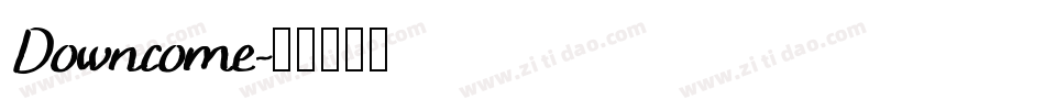 Downcome字体转换