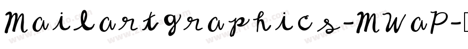 Mailartgraphics-MWaP字体转换