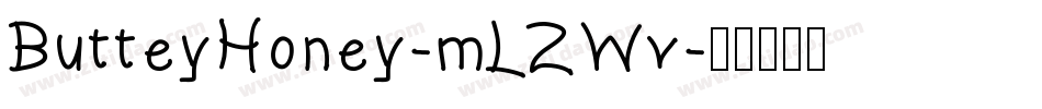 ButteyHoney-mLZWv字体转换