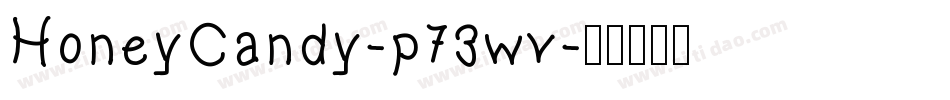HoneyCandy-p73wv字体转换