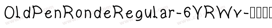 OldPenRondeRegular-6YRWv字体转换