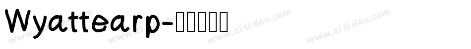 Wyattearp字体转换