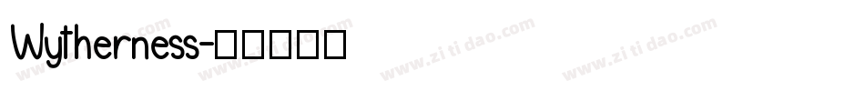 Wytherness字体转换