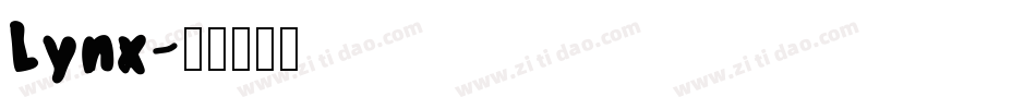 Lynx字体转换