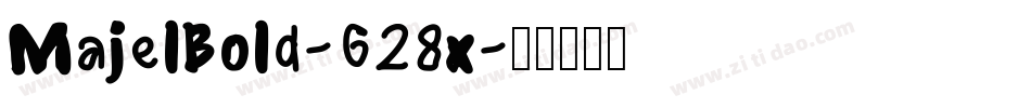 MajelBold-628x字体转换