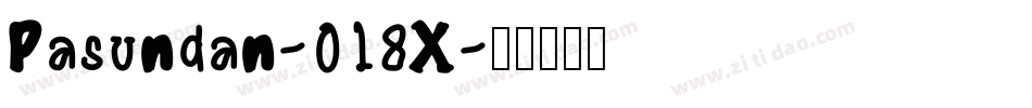 Pasundan-018X字体转换