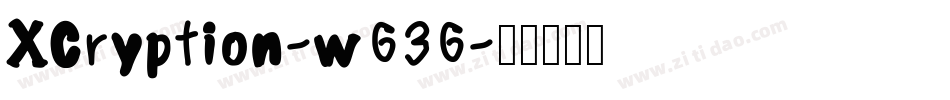 XCryption-w636字体转换